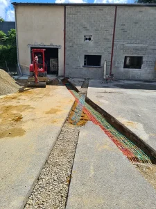 creusement d une tranchee