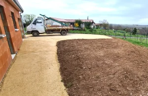 terrassement et preparation engazonnement