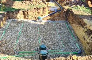 terrassement pour epandage fosse septique